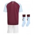 Dječji Nogometni Dres Aston Villa Domaci 2024-25 Kratak Rukav (+ Kratke hlače)